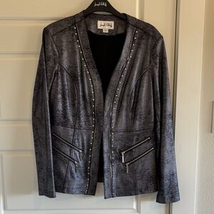 Black Studded Women's Jacket